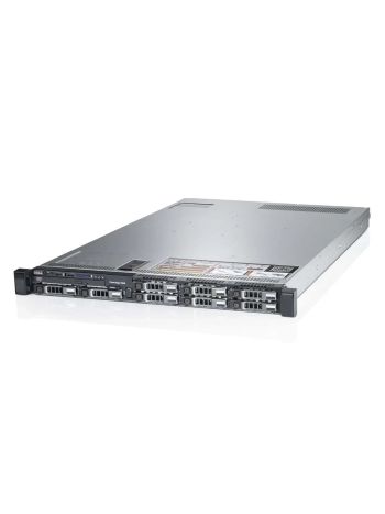Server Dell PowerEdge R620 1U, 2x Xeon E5-2640 v1 6C/12T 2.5–3.0GHz, 64GB DDR3L ECC 1600MHz, RAID H310 MiniMono, 2x 1TB SAS 7.2K HDD, Quad-Port 1GbE, 2x 750W Platinum PSU, 2 Ani Garanție