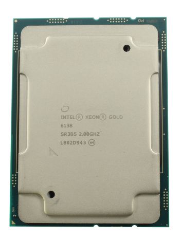 Intel Xeon Gold 6138 | 20 Core-uri @ 2.00GHz (3.70GHz Boost, 125W TDP)