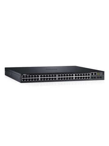 Switch Refurbished Dell S3148P, 48 porturi Gigabit PoE+ + 2x 10G SFP+, Managed L3, 1U, 2 Ani Garantie