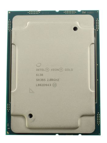 Intel Xeon Gold 6138 | 20 Core-uri @ 2.00GHz (3.70GHz Boost, 125W TDP)