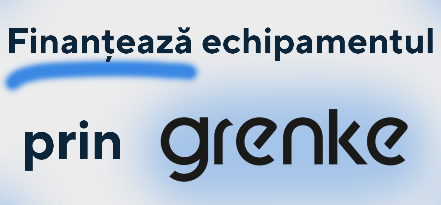 Finanțează echipamentul prin grenke